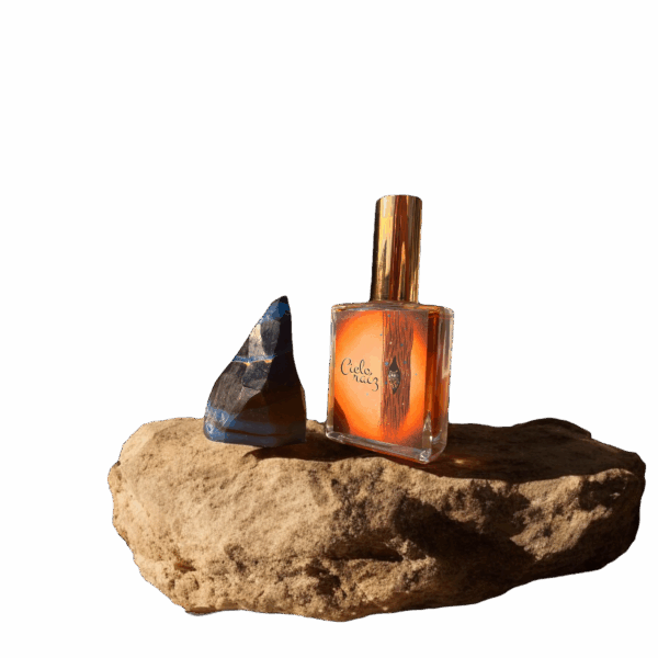 Pack perfume natural Cielo Raíz y jabón Cuarzo