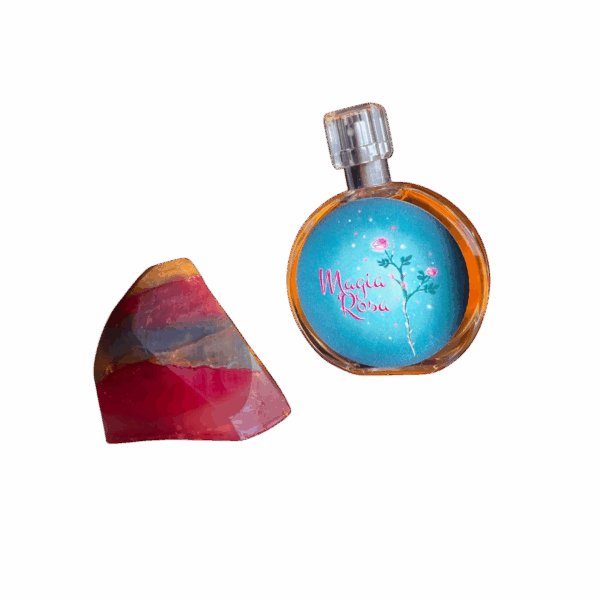 Pack perfume natural Magia Rosa y jabón Cuarzo